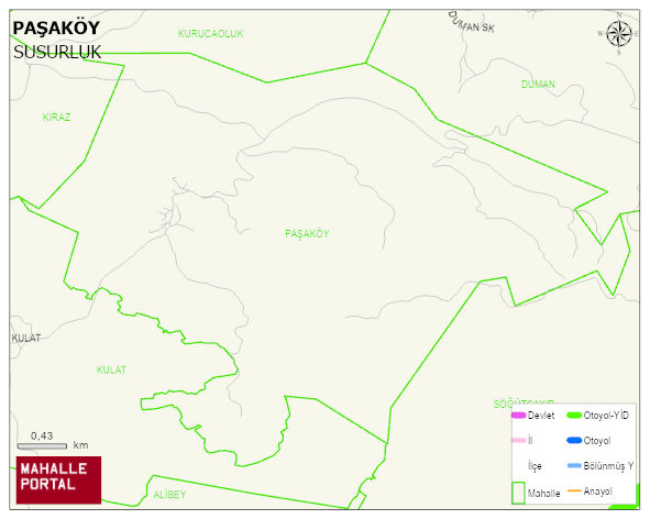 PAŞAKÖY Mahallesi Haritası | İnteraktif Köy ve Mahalle Sınırları