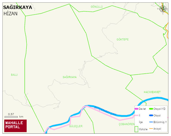 SAĞIRKAYA Köyü Haritası | Coğrafi Yapı ve Detaylı Haritası