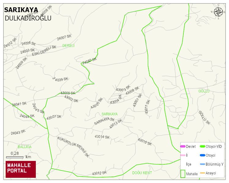 SARIKAYA Mahallesi Haritası | İnteraktif Köy ve Mahalle Sınırları