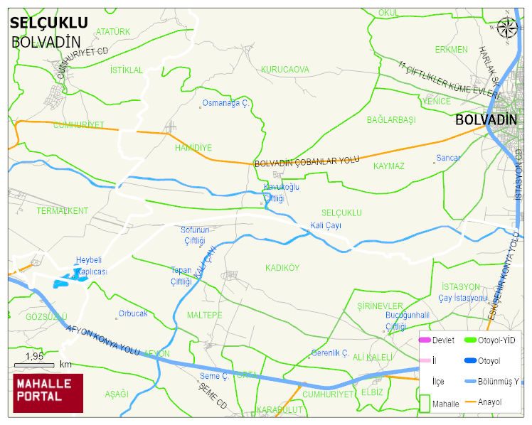 SELÇUKLU Mahallesi Haritası | Detaylı Köy ve Mahalle Görünümü