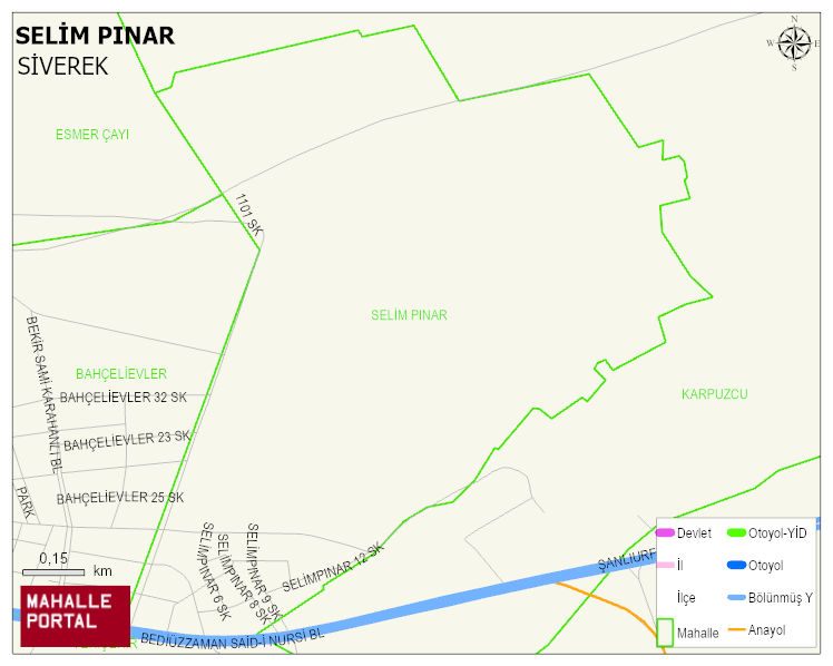 SELİM PINAR Mahallesi Haritası | Detaylı Köy ve Mahalle Görünümü
