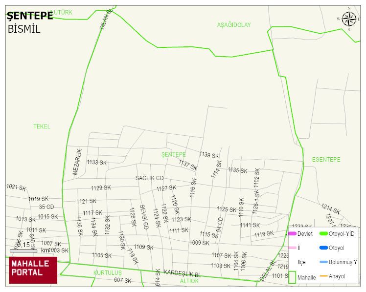 ŞENTEPE Mahallesi Haritası | İnteraktif Köy ve Mahalle Sınırları