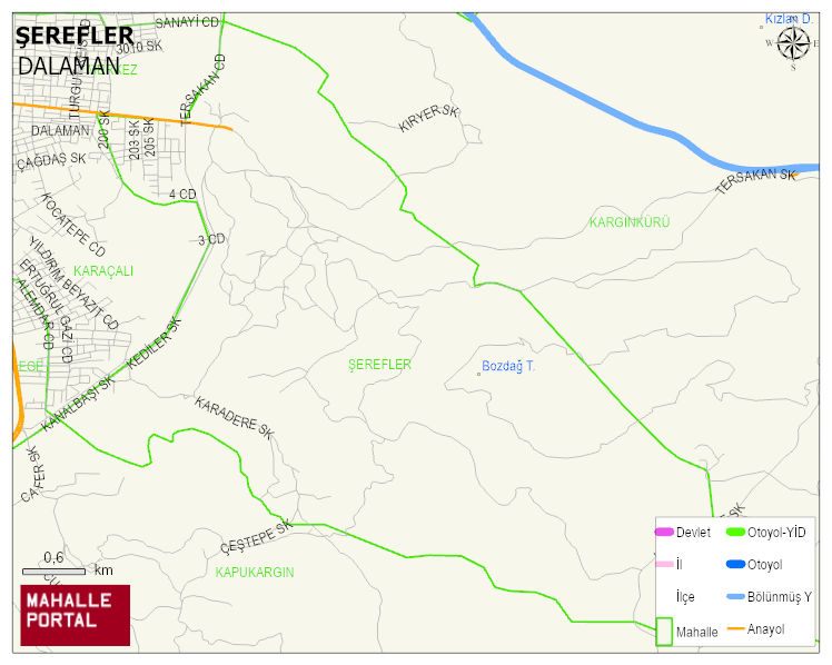ŞEREFLER Mahallesi Haritası | Mahalle Sokak Haritası