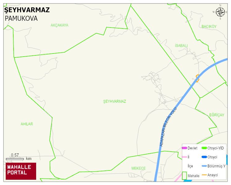 ŞEYHVARMAZ Mahallesi Haritası | Coğrafi Yapı ve Detaylı Haritası