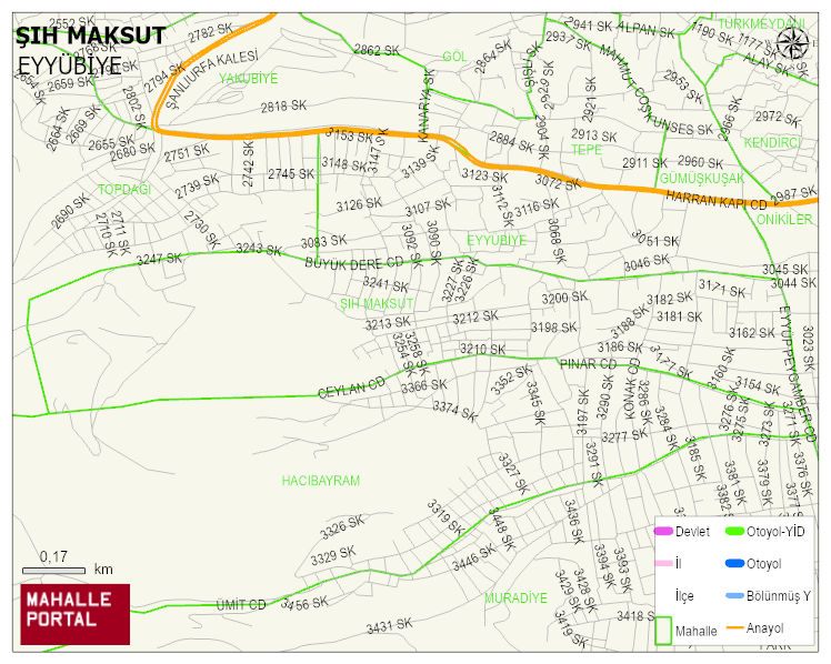ŞIH MAKSUT Mahallesi Haritası | İnteraktif Köy ve Mahalle Sınırları