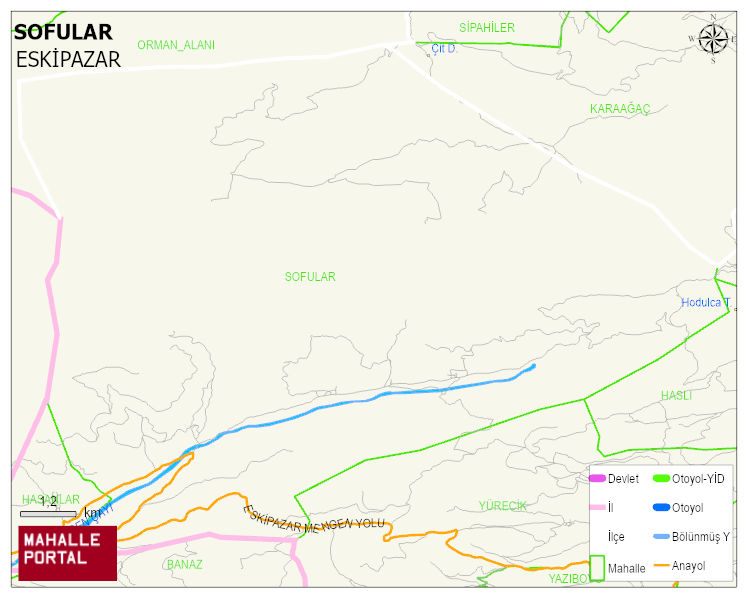 SOFULAR Köyü Haritası | Güncel Mahalle ve Köy Haritası