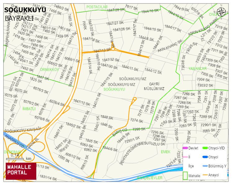 SOĞUKKUYU Mahallesi Haritası | Detaylı Köy ve Mahalle Görünümü