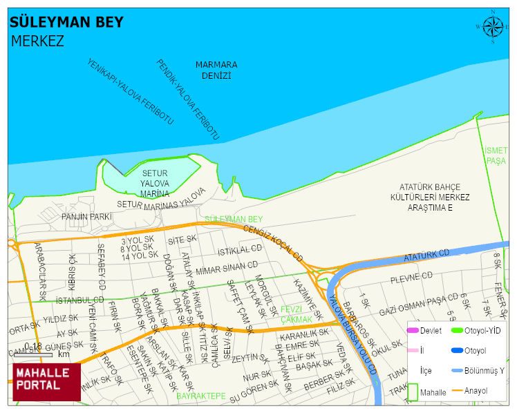SÜLEYMAN BEY Mahallesi Haritası | Coğrafi Yapı ve Detaylı Haritası