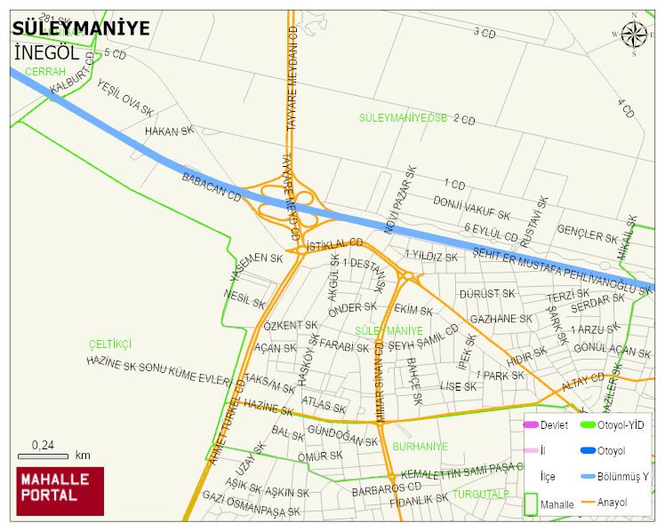 SÜLEYMANİYE Mahallesi Haritası | İnteraktif Köy ve Mahalle Sınırları