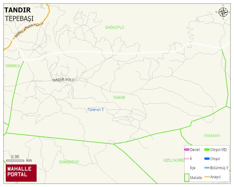 TANDIR Mahallesi Haritası | Güncel Mahalle ve Köy Haritası