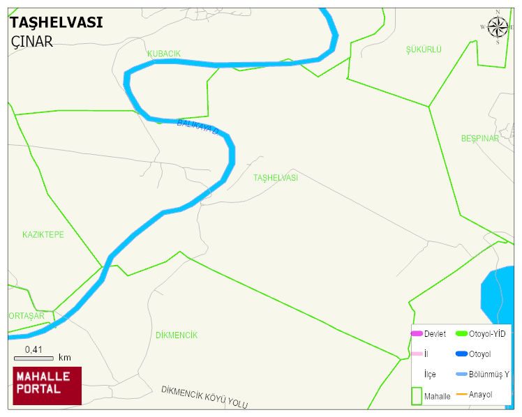 TAŞHELVASI Mahallesi Haritası | Dağlar, Ovalar ve Akarsu Bilgileri