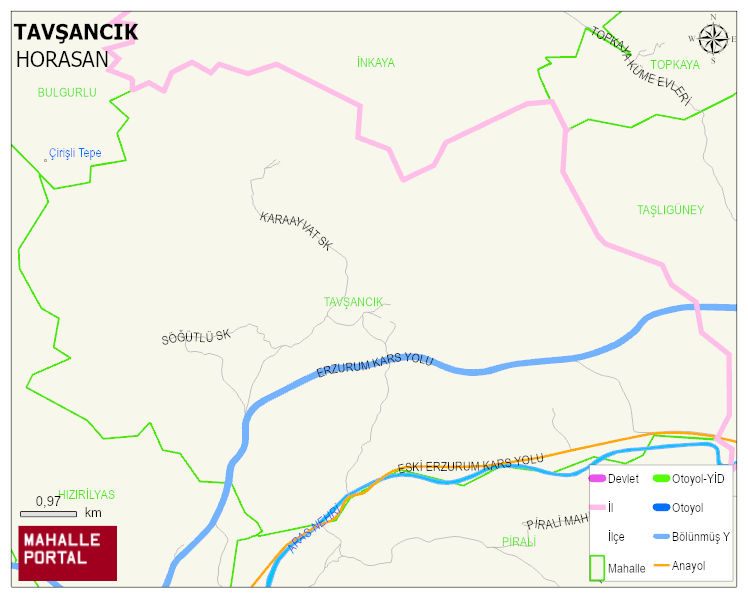 TAVŞANCIK Mahallesi Haritası | Güncel Mahalle ve Köy Haritası