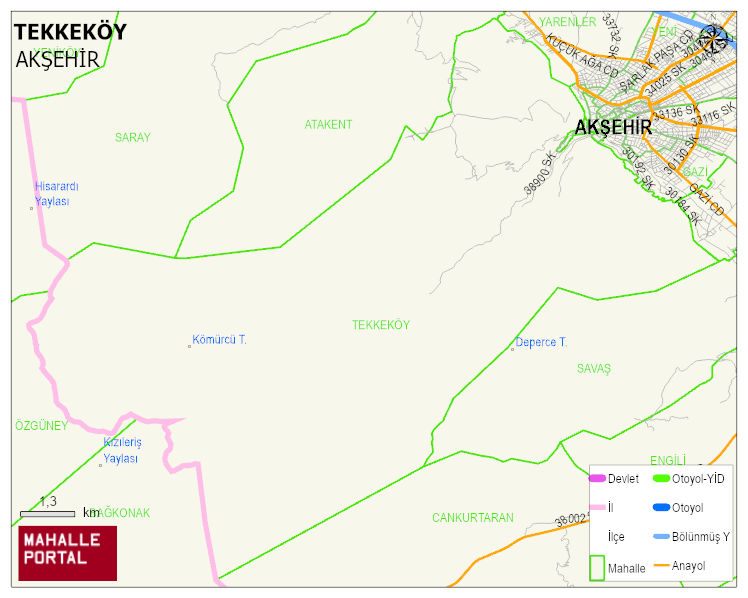 TEKKEKÖY Mahallesi Haritası | Mahalle Sokak Haritası