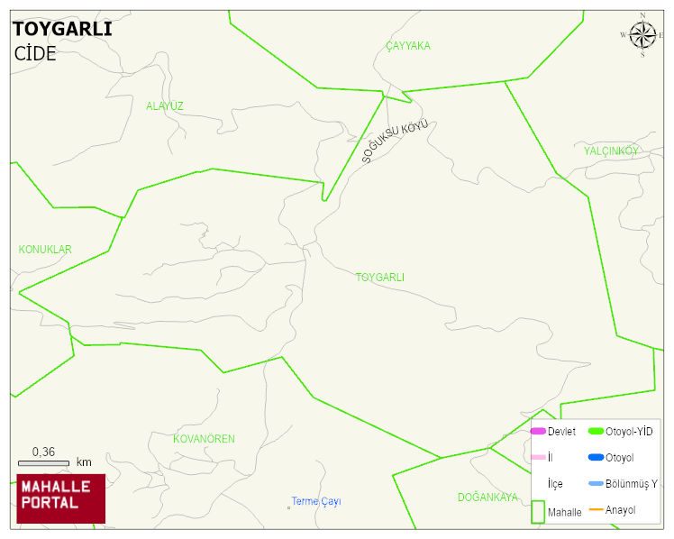TOYGARLI Köyü Haritası | Mahalle Sokak Haritası