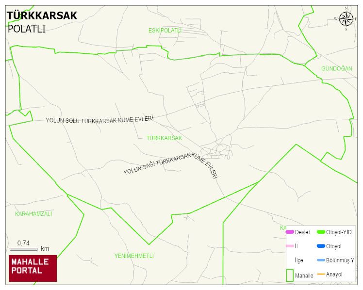 TÜRKKARSAK Mahallesi Haritası | Mahalle Sokak Haritası