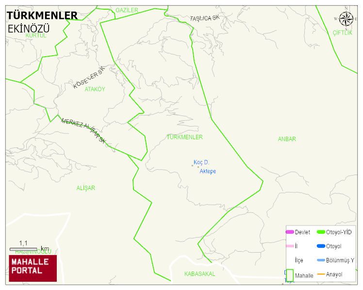 TÜRKMENLER Mahallesi Haritası | Mahalle Sokak Haritası