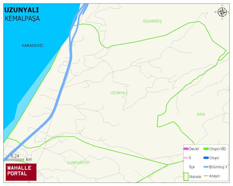 UZUNYALI Mahallesi Haritası | Mahalle Sokak Haritası