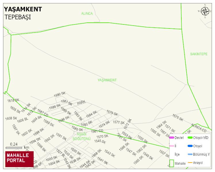 YAŞAMKENT Mahallesi Haritası | Coğrafi Yapı ve Detaylı Haritası