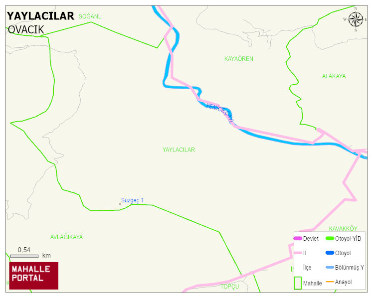 YAYLACILAR Köyü Haritası | Mahalle Sokak Haritası