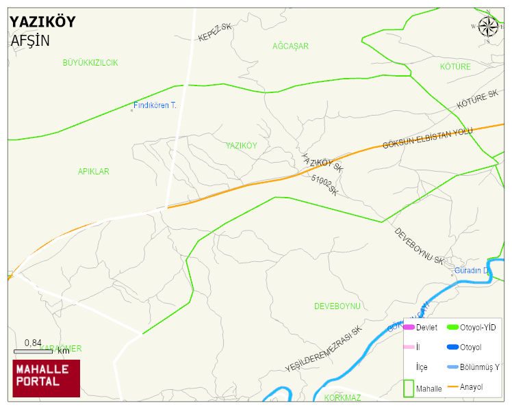 YAZIKÖY Mahallesi Haritası | Güncel Mahalle ve Köy Haritası