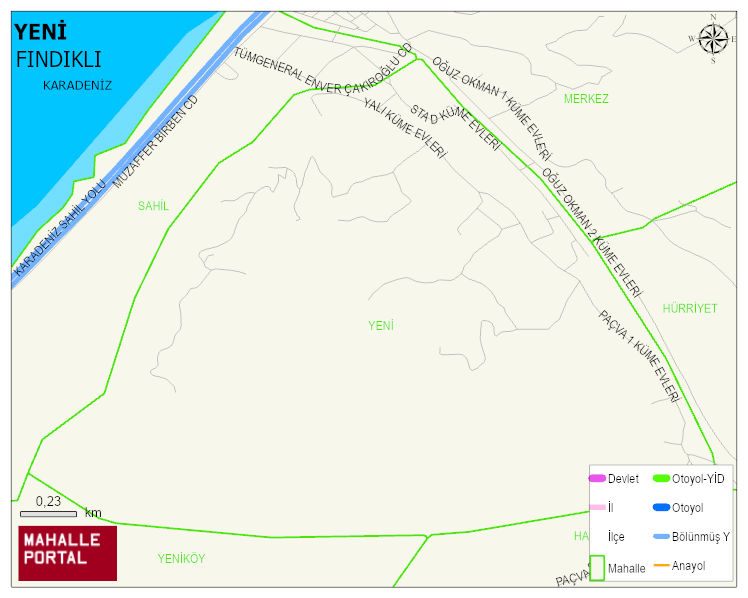 YENİ Mahallesi Haritası | Güncel Mahalle ve Köy Haritası