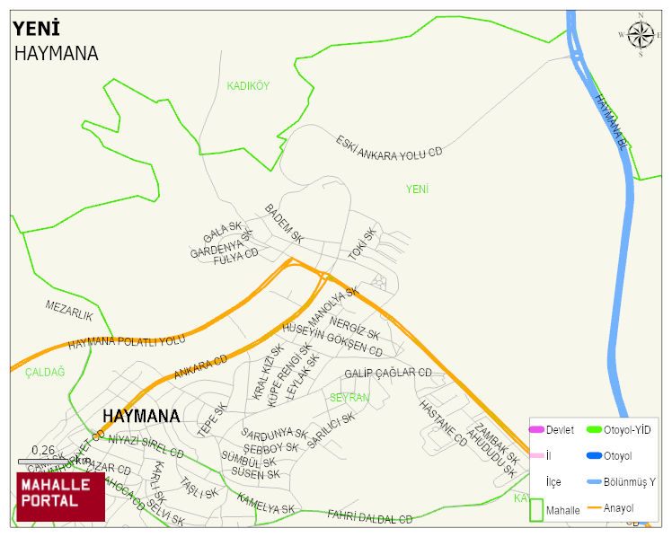 YENİ Mahallesi Haritası | İnteraktif Köy ve Mahalle Sınırları