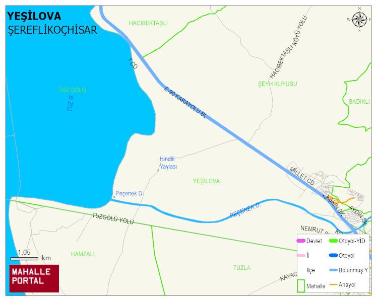 YEŞİLOVA Mahallesi Haritası | Uydu Görüntüsü ve Harita Detayları
