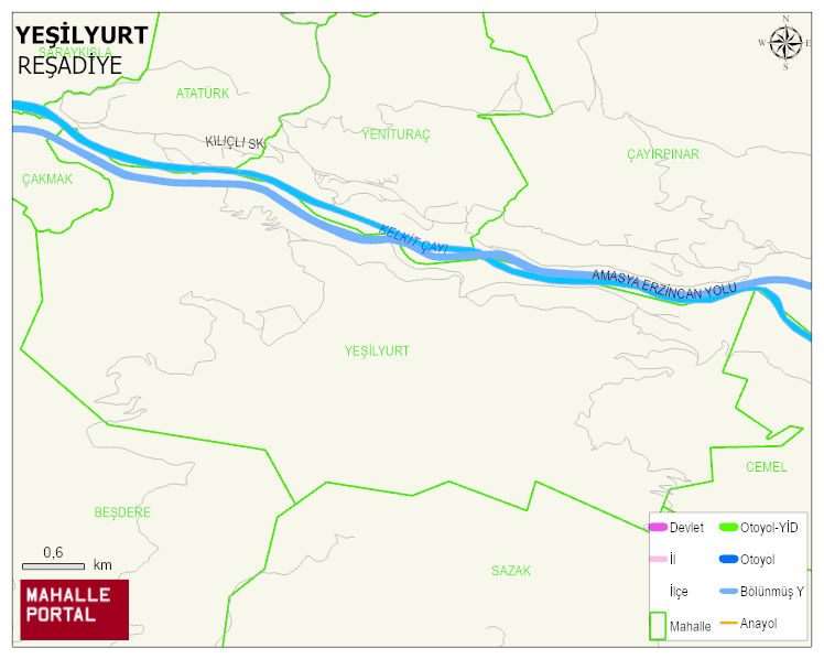 YEŞİLYURT Köyü Haritası | Uydu Görüntüsü ve Harita Detayları