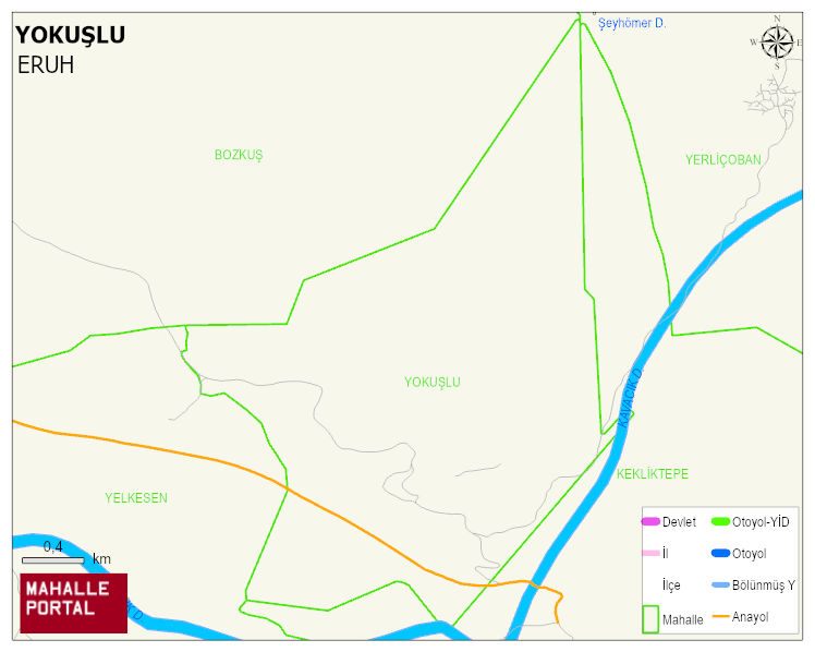 YOKUŞLU Köyü Haritası | Uydu Görüntüsü ve Harita Detayları