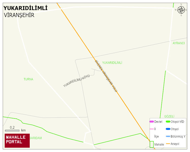 YUKARIDİLİMLİ Mahallesi Haritası | Güncel Mahalle ve Köy Haritası