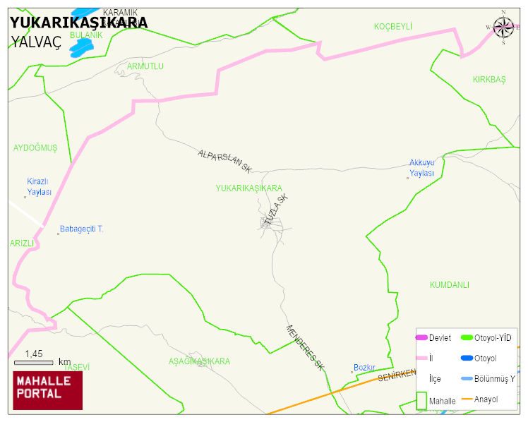 YUKARIKAŞIKARA Köyü Haritası | Uydu Görüntüsü ve Harita Detayları