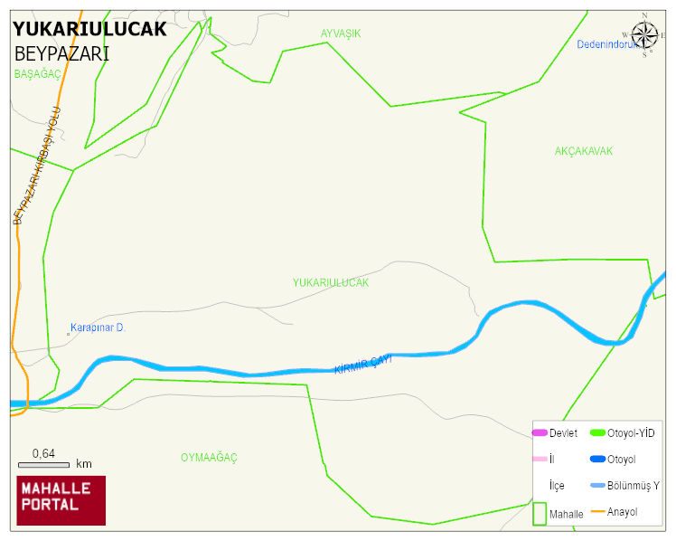 YUKARIULUCAK Mahallesi Haritası | Uydu Görüntüsü ve Harita Detayları