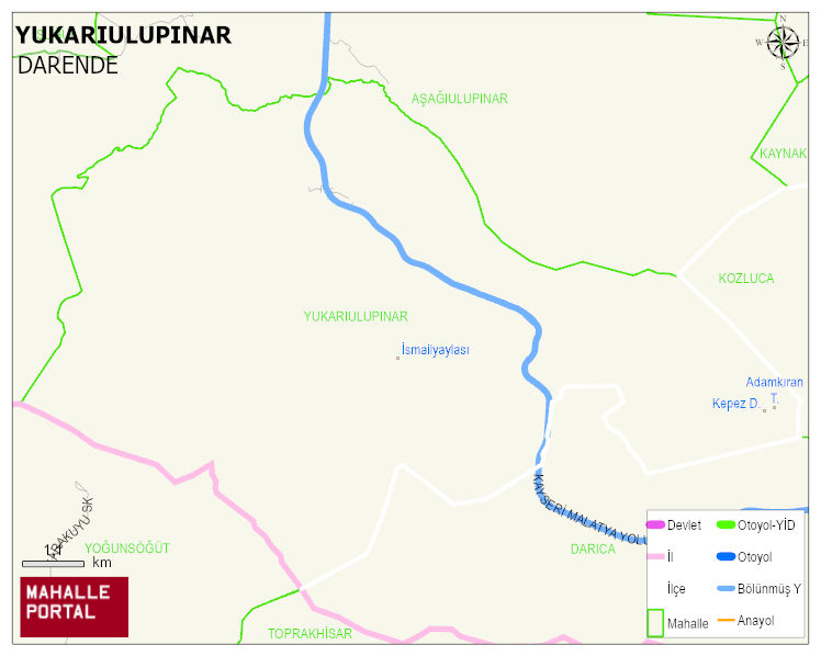 YUKARIULUPINAR Mahallesi Haritası | Mahalle Sokak Haritası