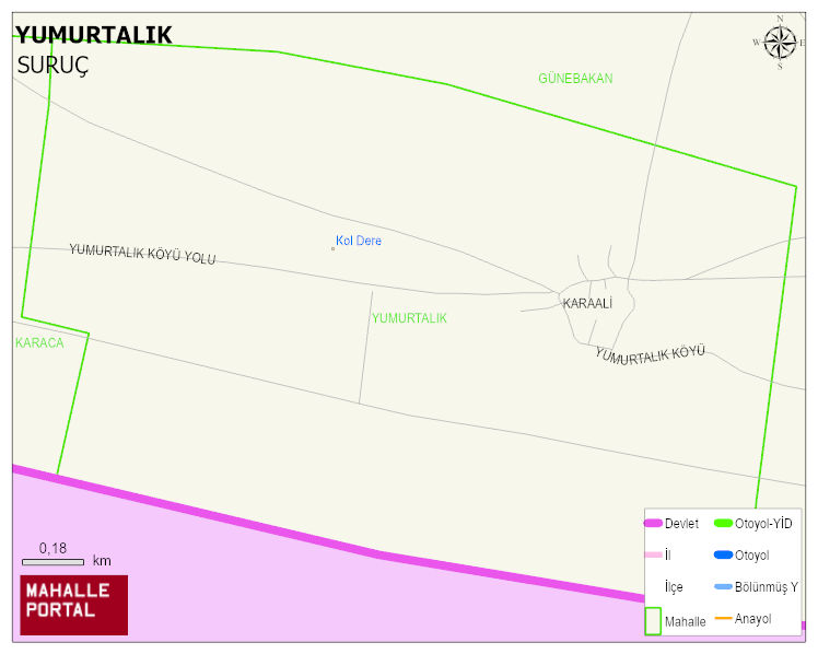 YUMURTALIK Mahallesi Haritası | Dağlar, Ovalar ve Akarsu Bilgileri