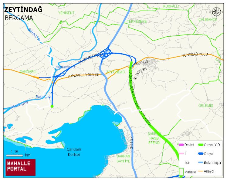 ZEYTİNDAĞ Mahallesi Haritası | İnteraktif Köy ve Mahalle Sınırları