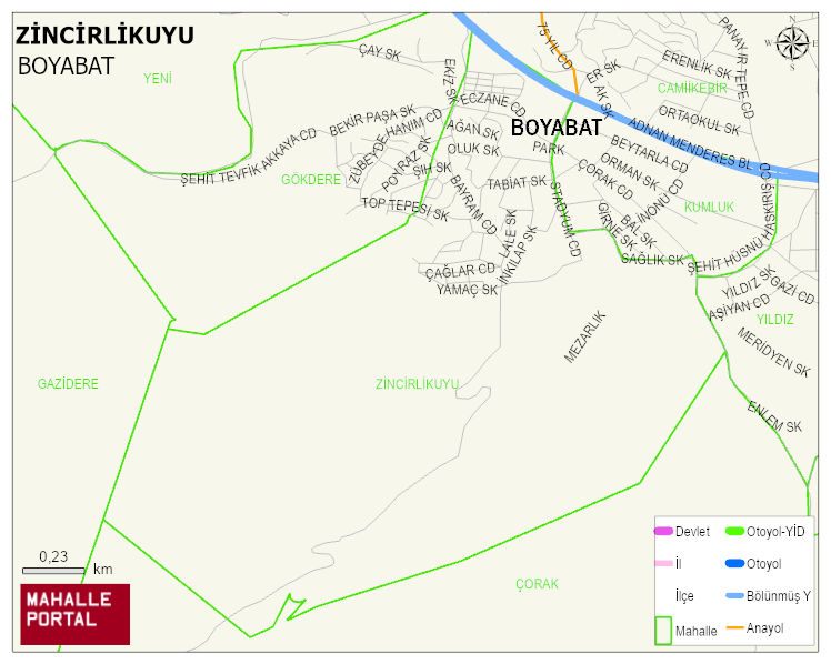 ZİNCİRLİKUYU Mahallesi Haritası | Uydu Görüntüsü ve Harita Detayları